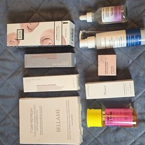 High End Beauty Skincare Bundle Bellame Vitamins And Sea Serumkind NIB Full Size